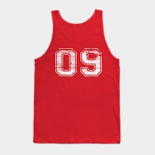 Vintage number 9 Tank Top